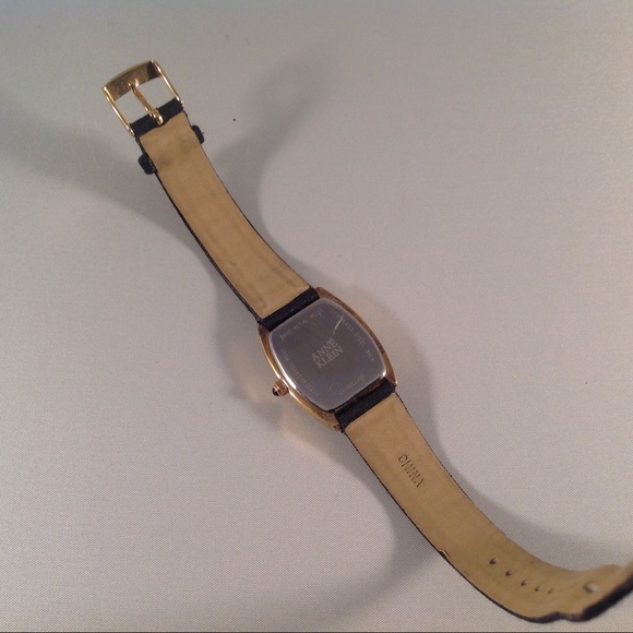 Anne Klein gold tone Quartz watch with diamonds